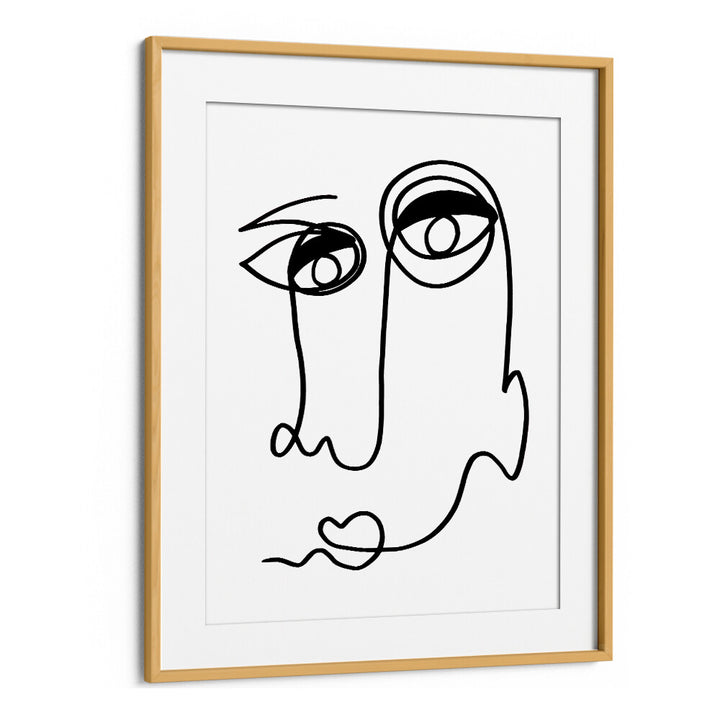 MINIMAL ABSTRACT FACE ART