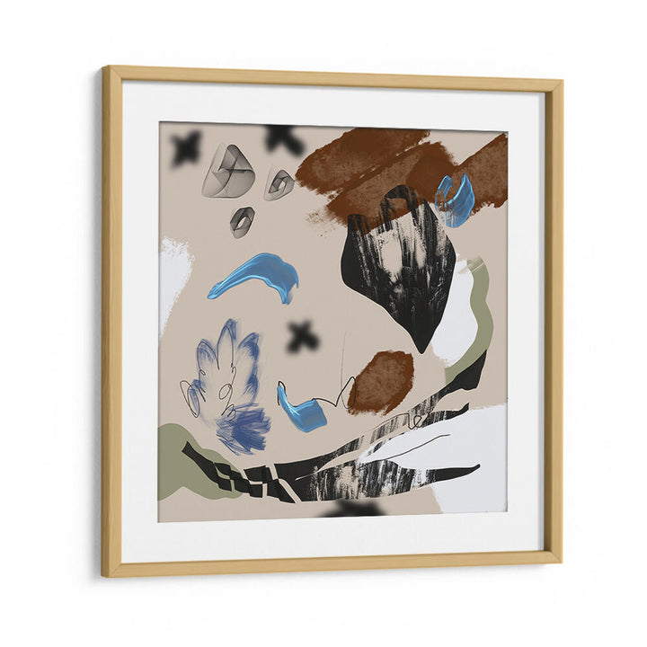 MIXED MEDIA COMPOSITION , ABSTRACT PAINTINGS