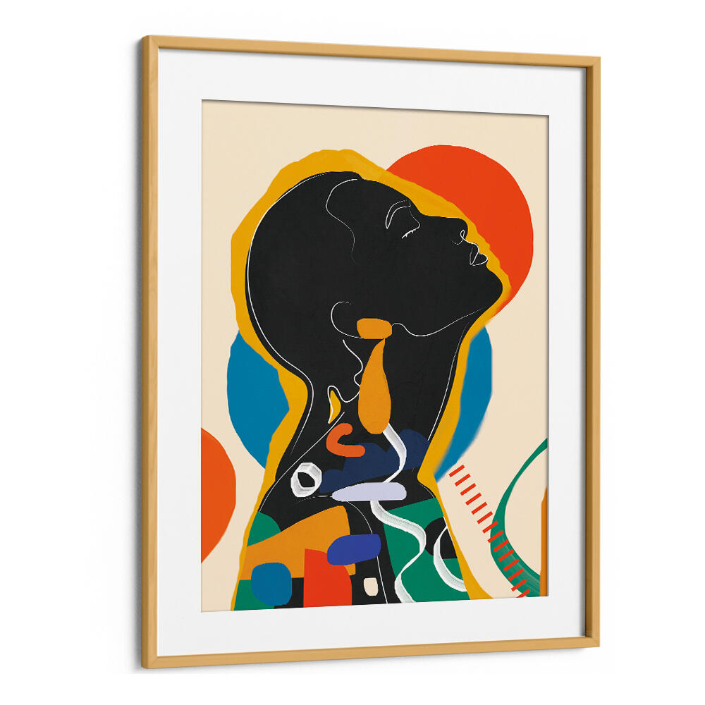 MODERN ABSTRACT WOMAN , POP ART PAINTINGS