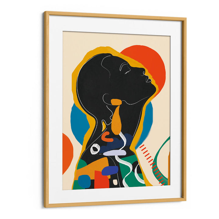 MODERN ABSTRACT WOMAN , POP ART PAINTINGS