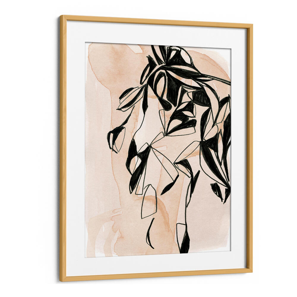 MONOCHROME LEAVES , ORGANIC FORMS