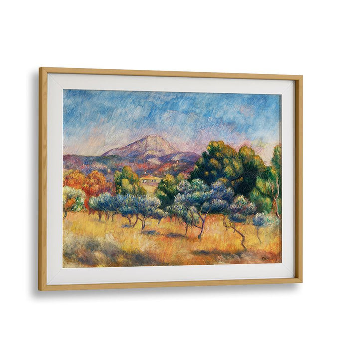 MONTAGNE SAINTE-VICTOIRE : PAYSAGE (1889) , VINTAGE PAINTINGS