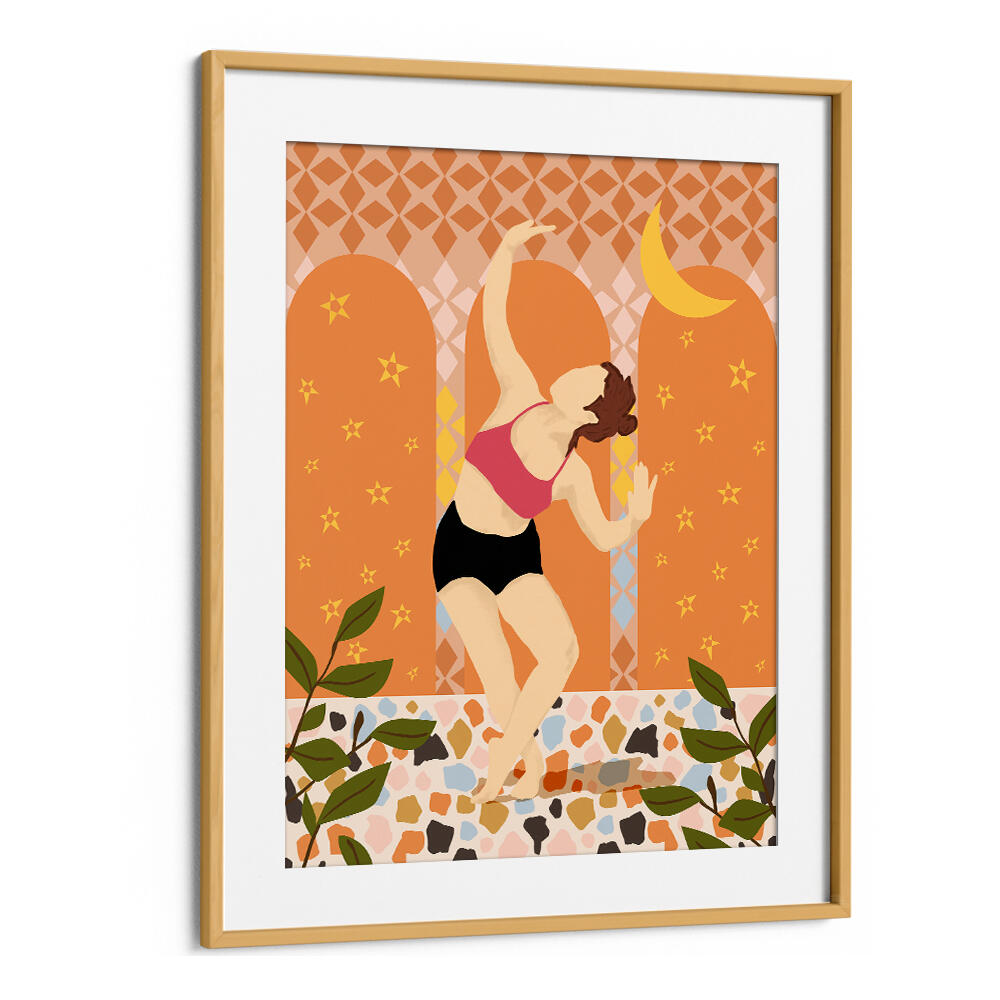 MOONLIT DANCE , PORTRAITS & FIGURATIVE ILLUSTRATIONS