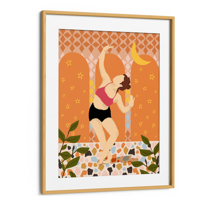 MOONLIT DANCE , PORTRAITS & FIGURATIVE ILLUSTRATIONS