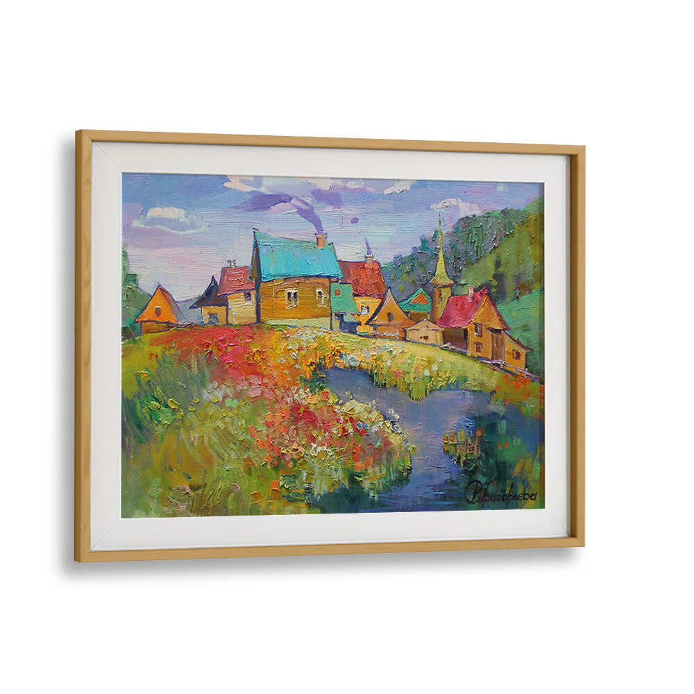 MOUNTAIN CARAVAN , LANDSCAPE PAINTINGS