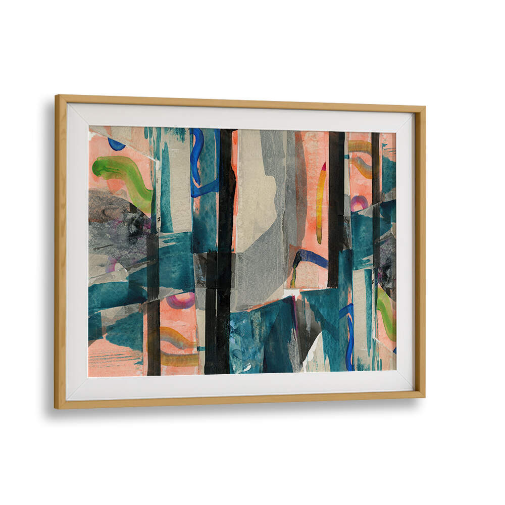 Stunning MULTI ABSTRACT I, ABSTRACT PAINTINGS piece featuring vibrant colors, perfect for transforming your living space.