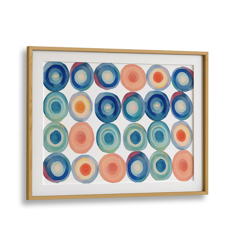 MULTI COLOURED  CIRCLES , ORGANIC FORMS