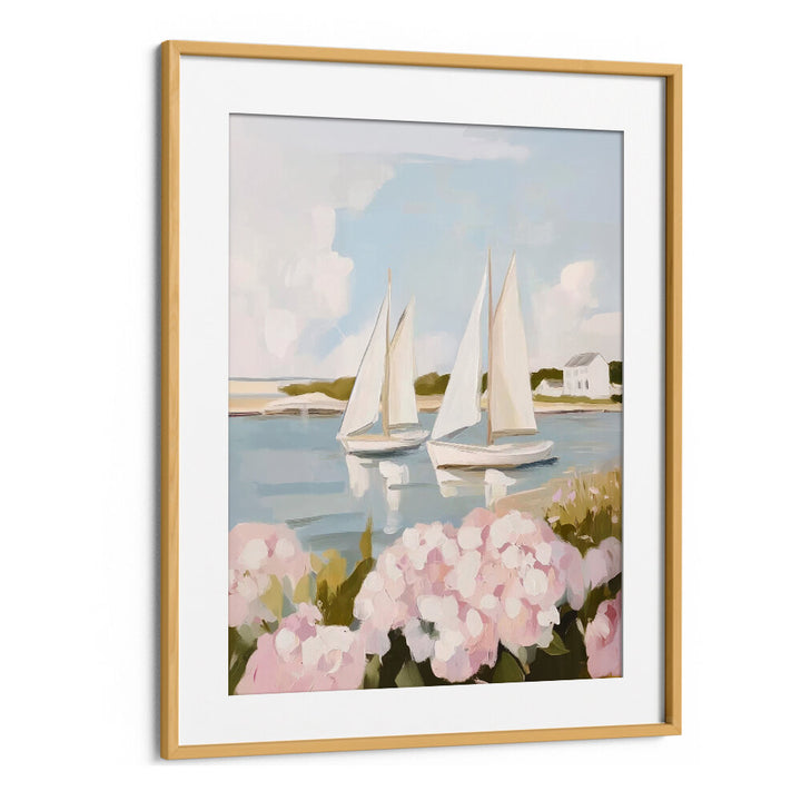NANTUCKET SAILS , BEACH PAINTINGS
