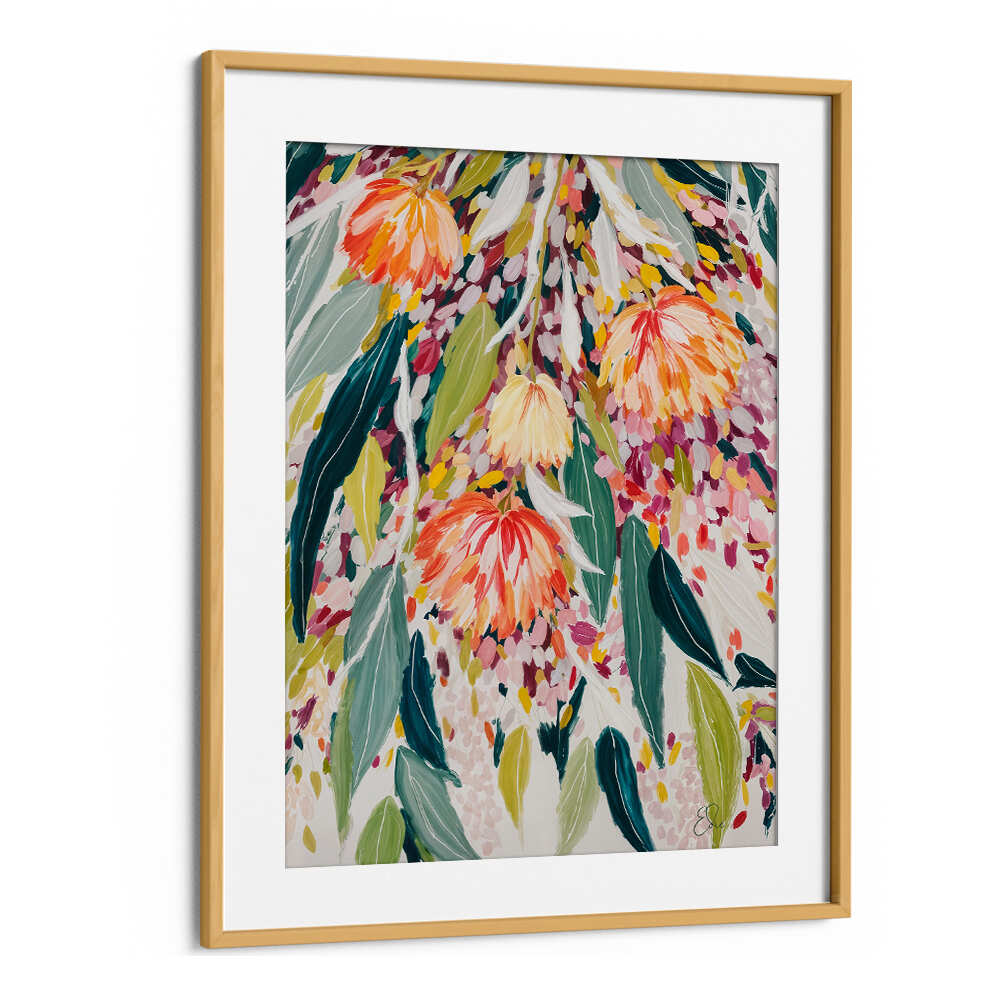 NATIVE BLOOMS , FLORAL FLOWER PAINTINGS