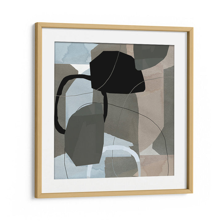 Stunning NEUTRAL SHAPES V, ABSTRACT PAINTINGS, showcasing a blend of neutral tones and dynamic shapes for your space.