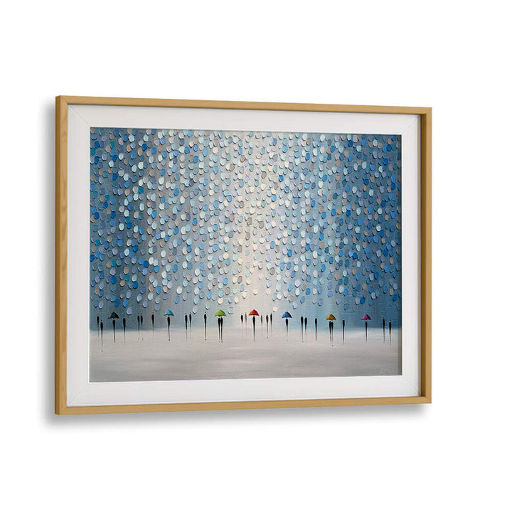 NEW RAIN , MODERN IMPRESSIONISM PAINTINGS