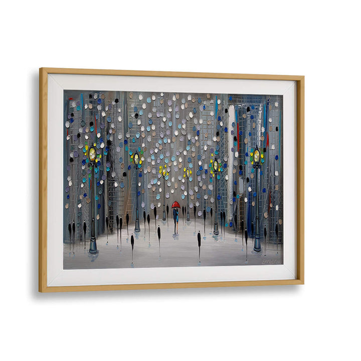 NIGHT CITY PARK , MODERN IMPRESSIONISM PAINTINGS