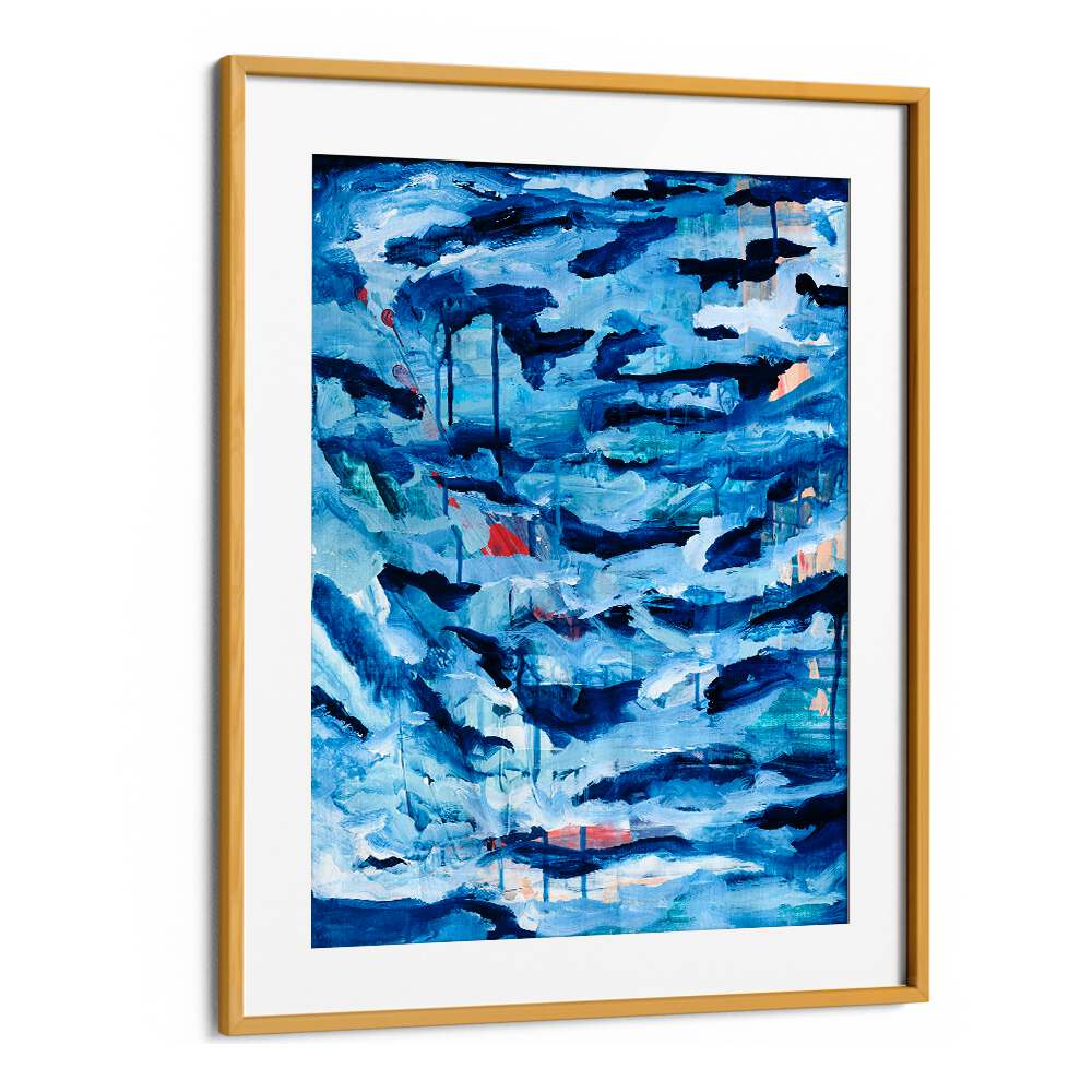 Elegant NORTHERN WINTER, ABSTRACT PAINTINGS showcasing serene winter hues, perfect for modern decor in any living space.