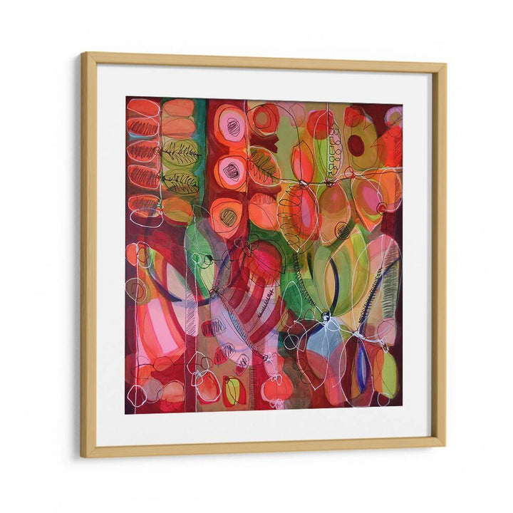 Vibrant colors and shapes define NOTHING LIKE SUMMER I, ABSTRACT PAINTINGS, perfect for brightening your space.