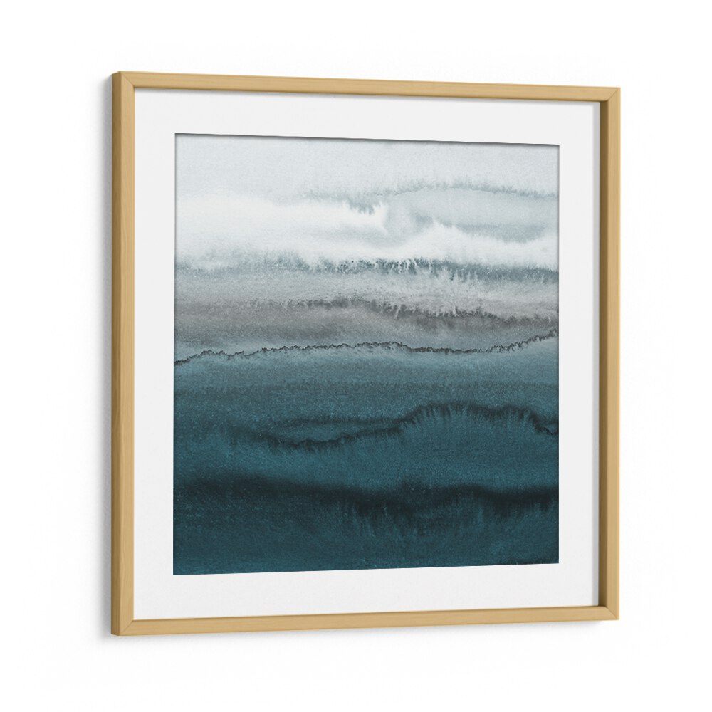 Serene OCEAN MIST LAYERS, ABSTRACT PAINTINGS with coastal hues, perfect for elevating your home decor.