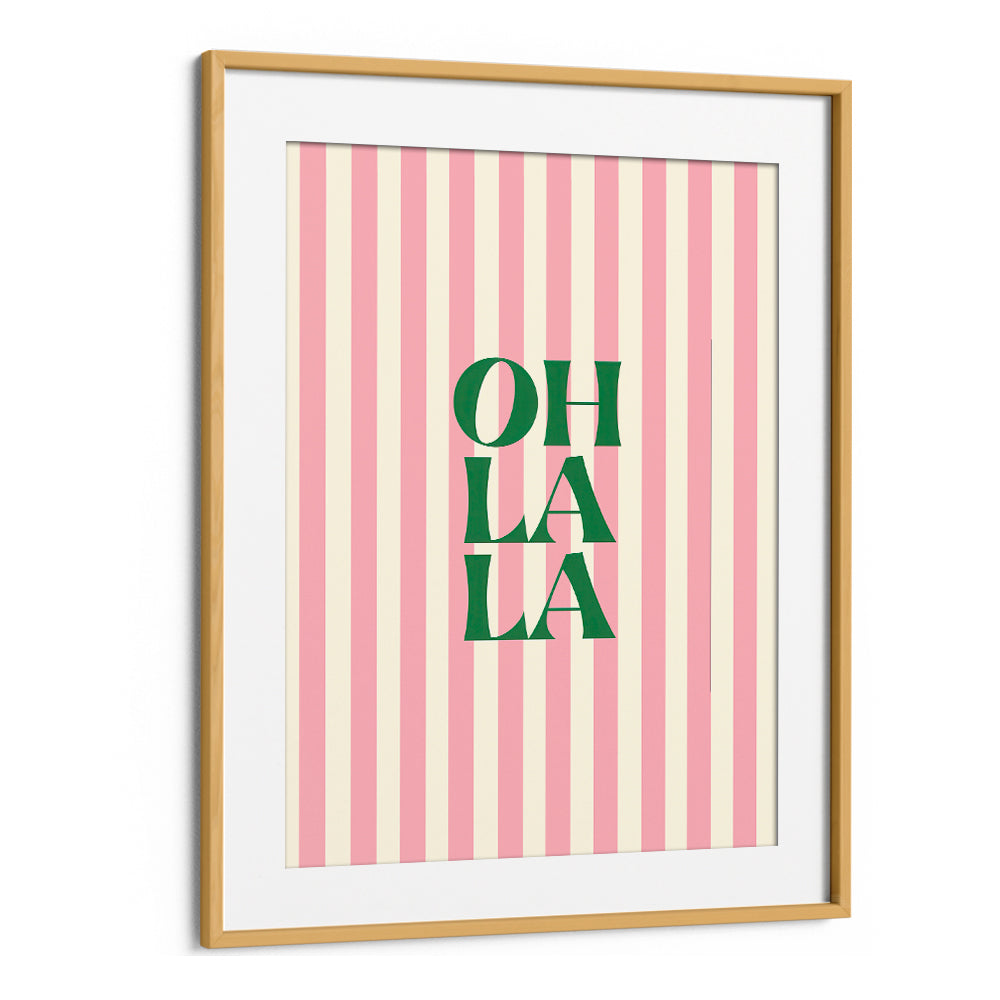OH LA LA PINK STRIPES