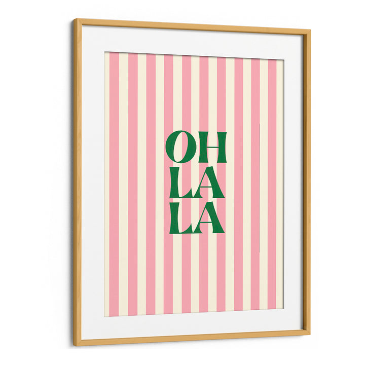 OH LA LA PINK STRIPES