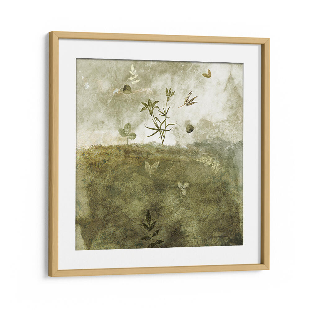 OLIVE , FLORAL FLOWER PAINTINGS