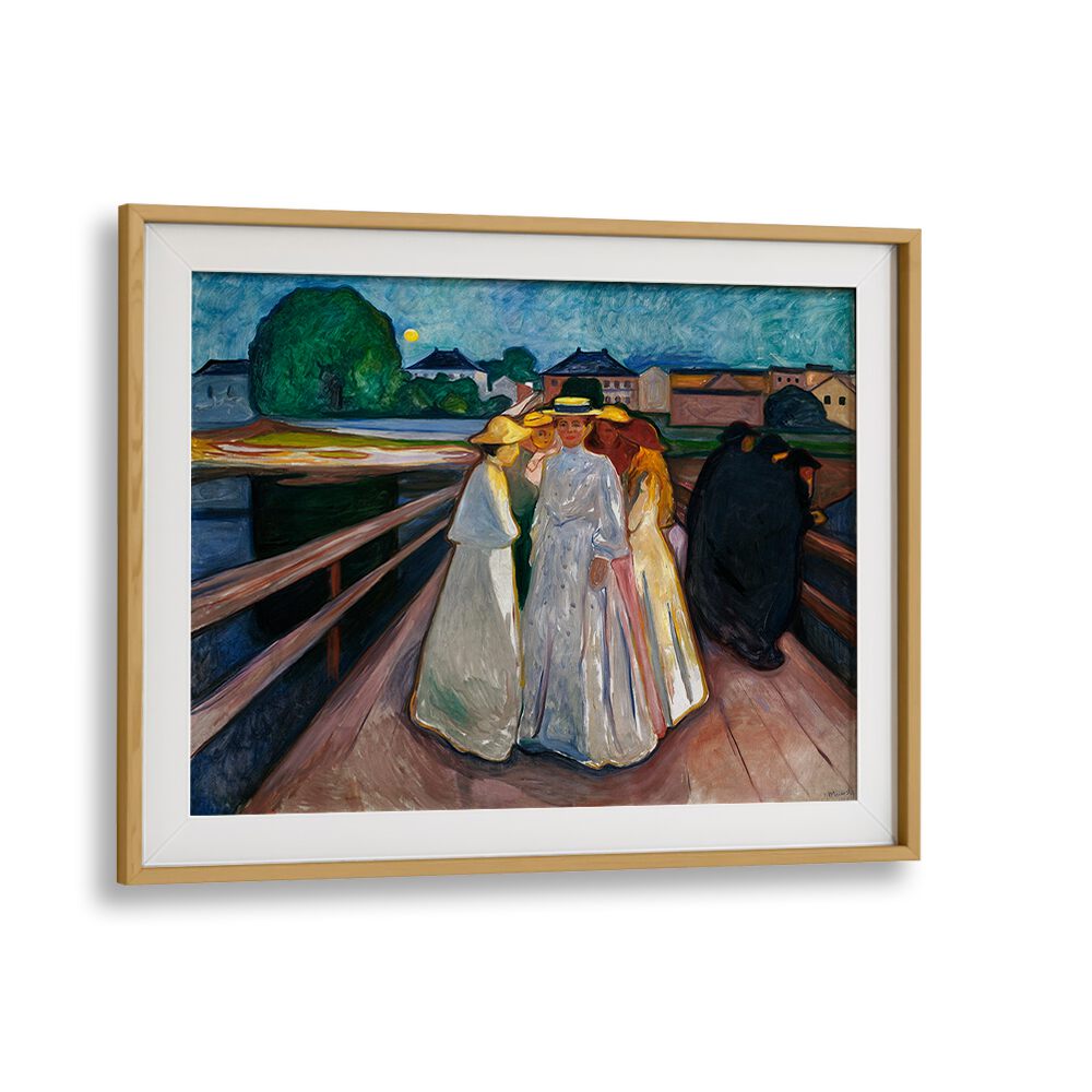 ON THE BRIDGE (1903) , VINTAGE PAINTINGS