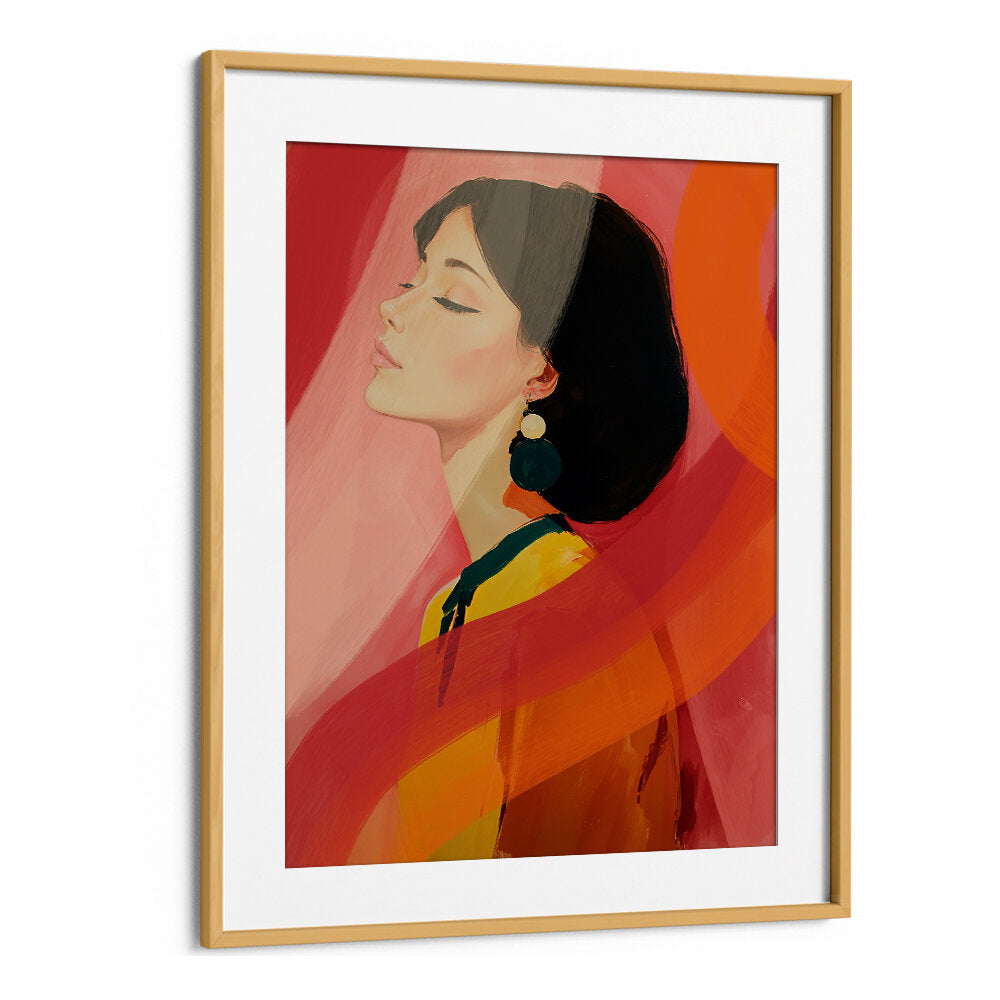 PORTRAIT ORANGE , PORTRAITS & FIGURATIVE ILLUSTRATIONS