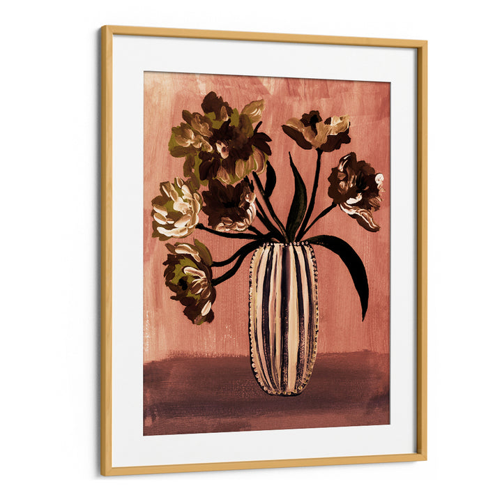 PAINTED FLORAL VASE