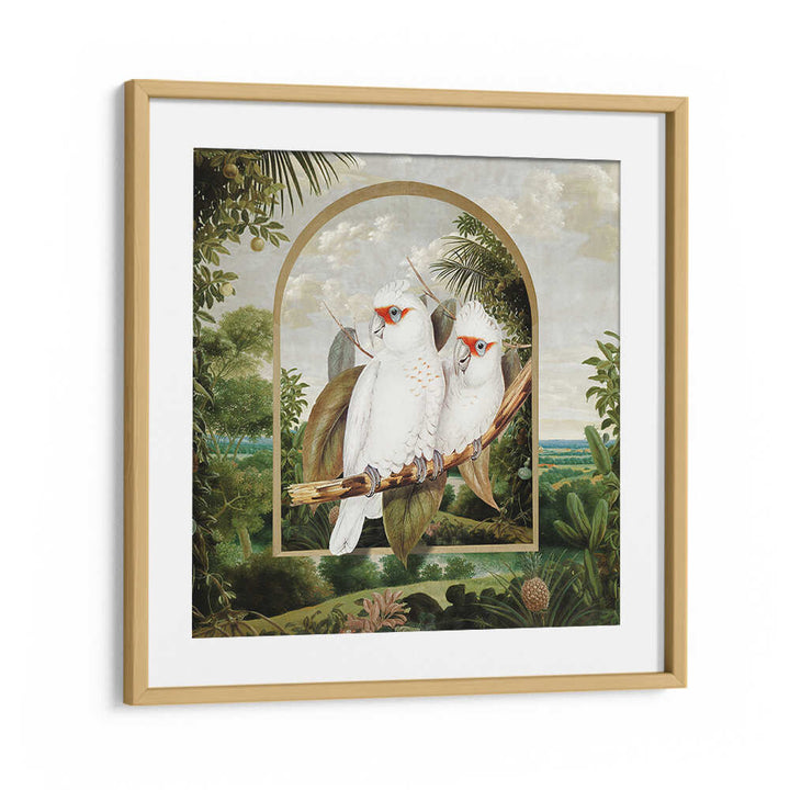 PARROTS' PARADISE II , ANIMAL PAINTINGS