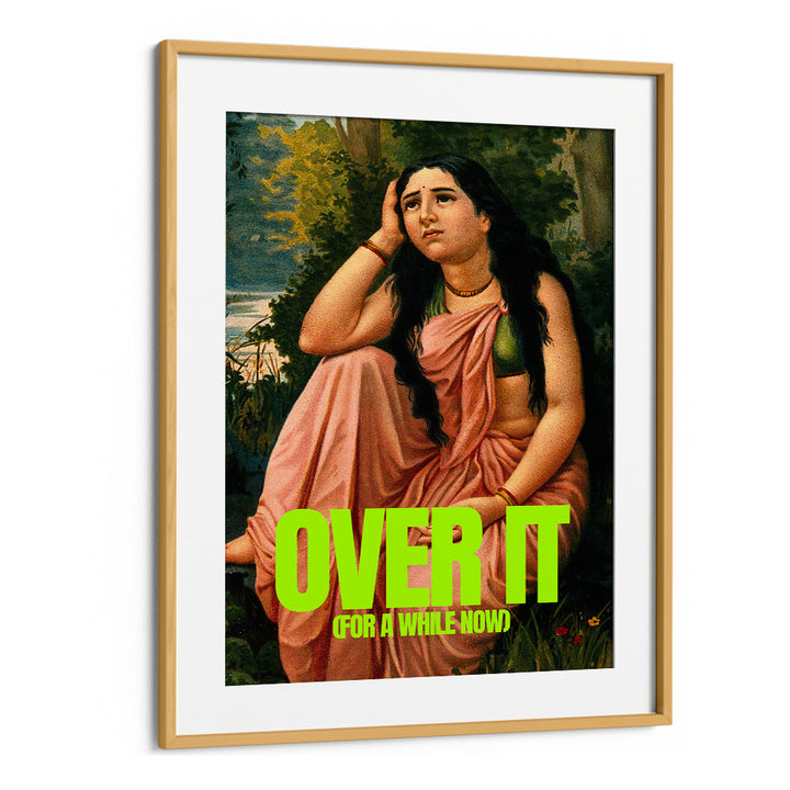 PENSIVE INDIAN WOMAN