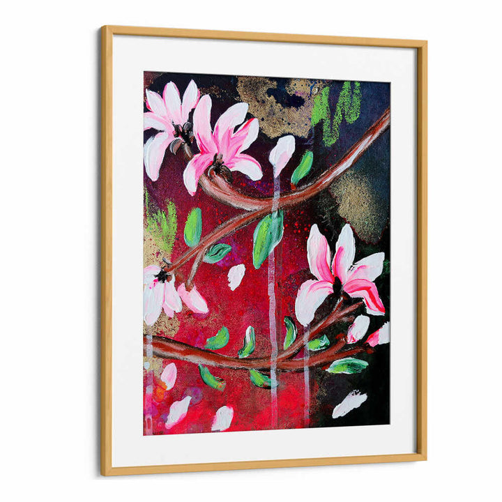 PETALS IN BLOOM , FLORAL FLOWER PAINTINGS