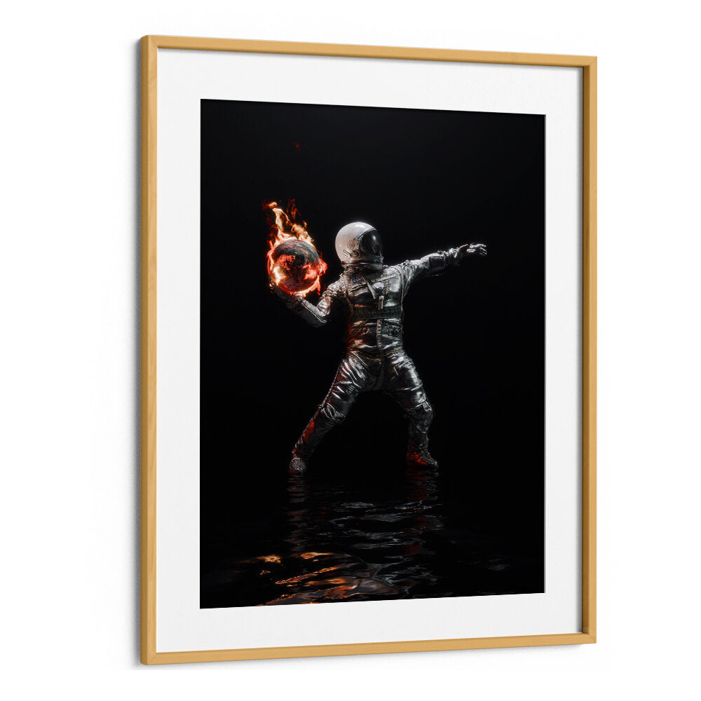 PLANET THROWER , SURREAL ART PRINTS