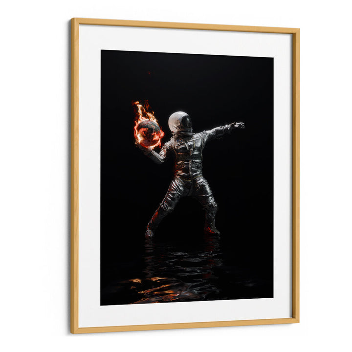 PLANET THROWER , SURREAL ART PRINTS