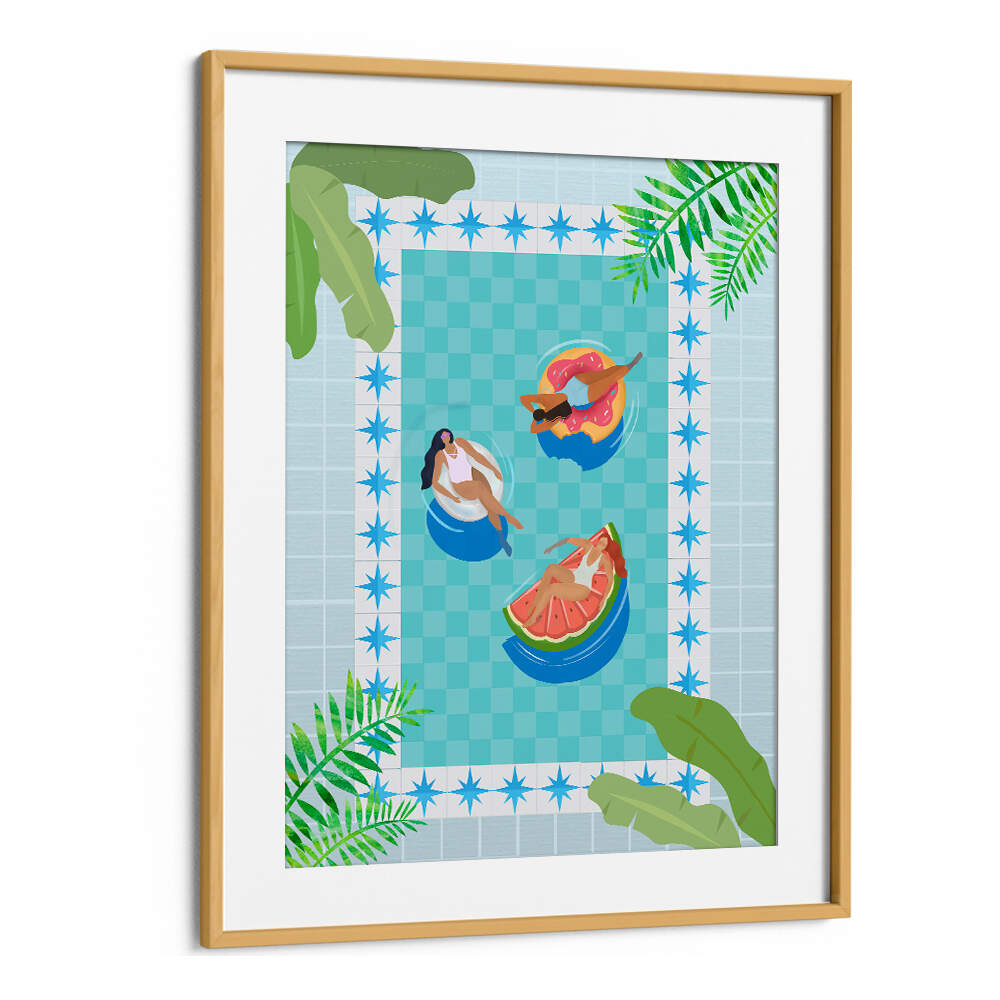 POOL PARTY , TRAVEL POSTERS