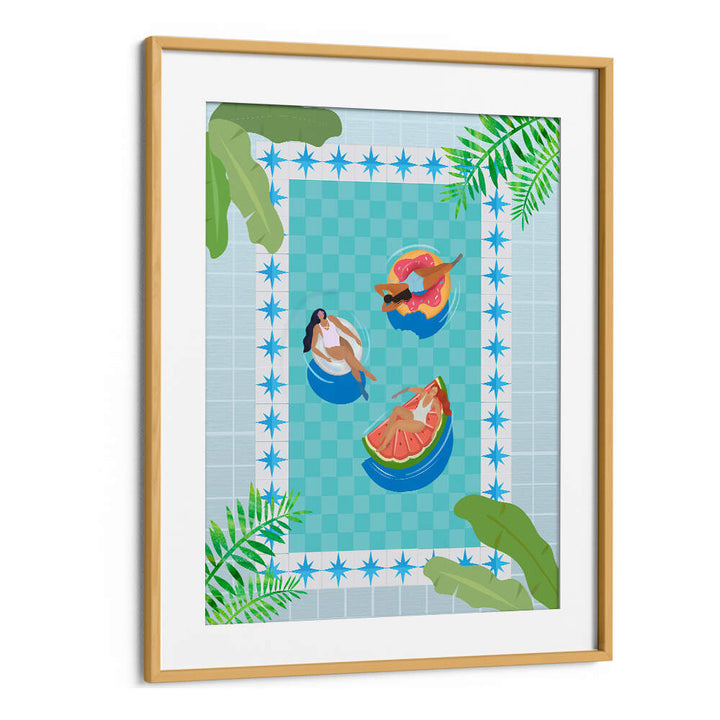 POOL PARTY , TRAVEL POSTERS