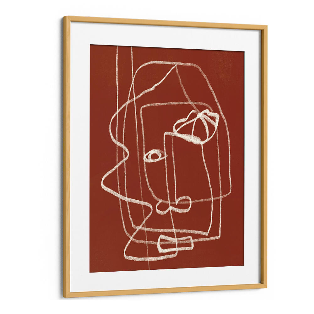 PORTRAIT TERRACOTTA , LINE ART PAINTINGS