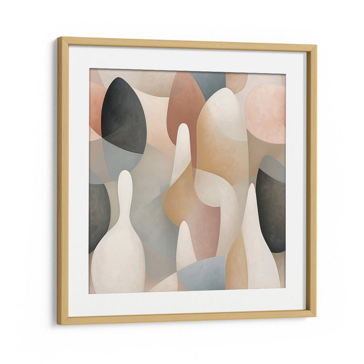 POSTER VERTICAL GEO I , ORGANIC FORMS