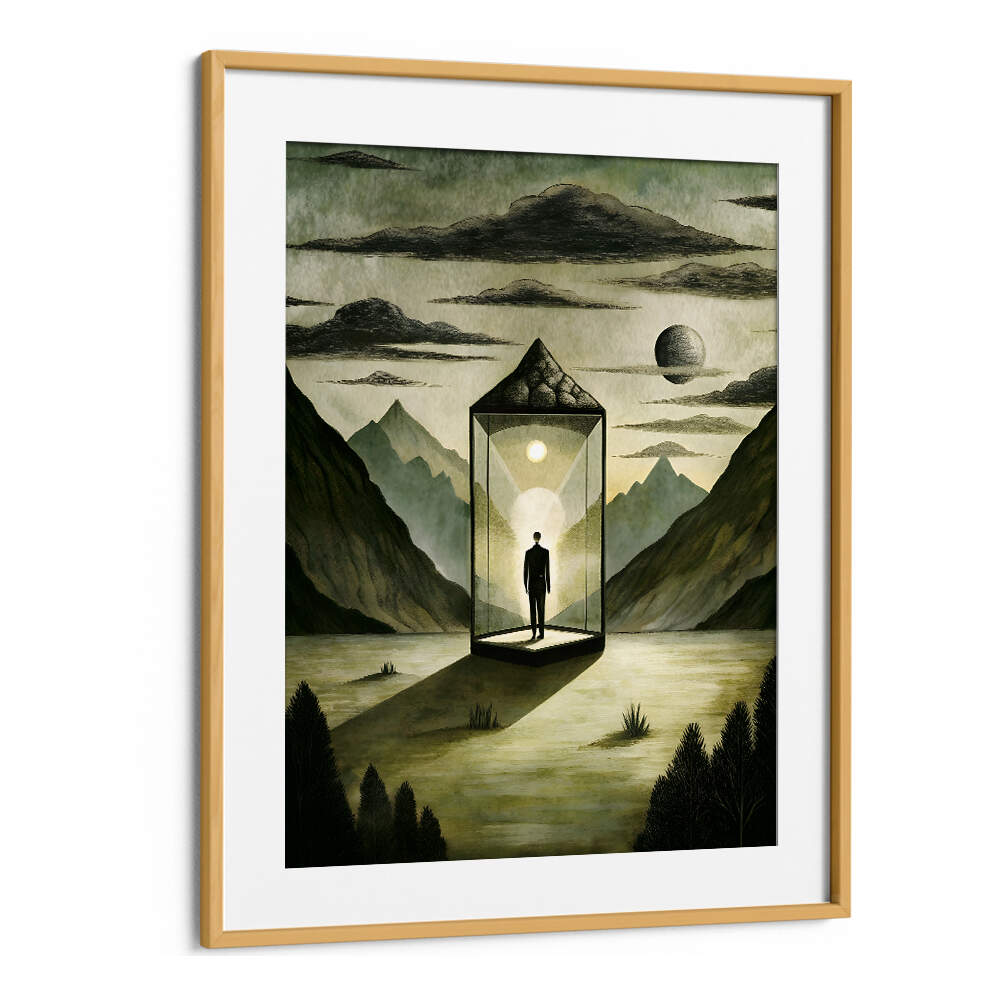 PRISM OF SOLITUDE , SURREAL ART PRINTS