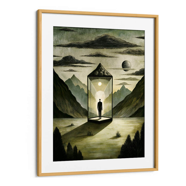 PRISM OF SOLITUDE , SURREAL ART PRINTS