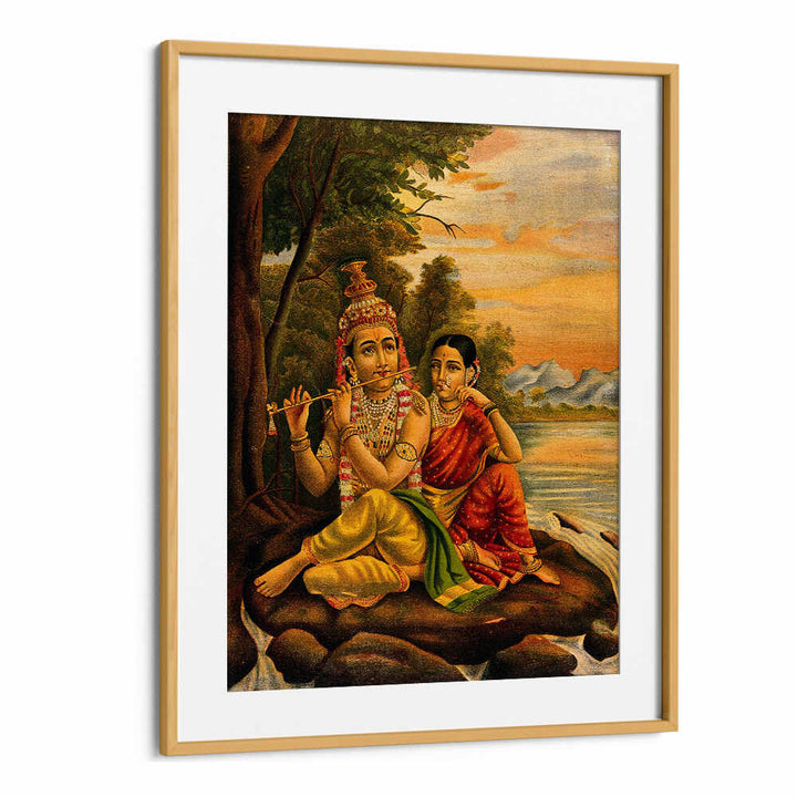 RADHA LISTENING TO KRISHNA'S FLUTE