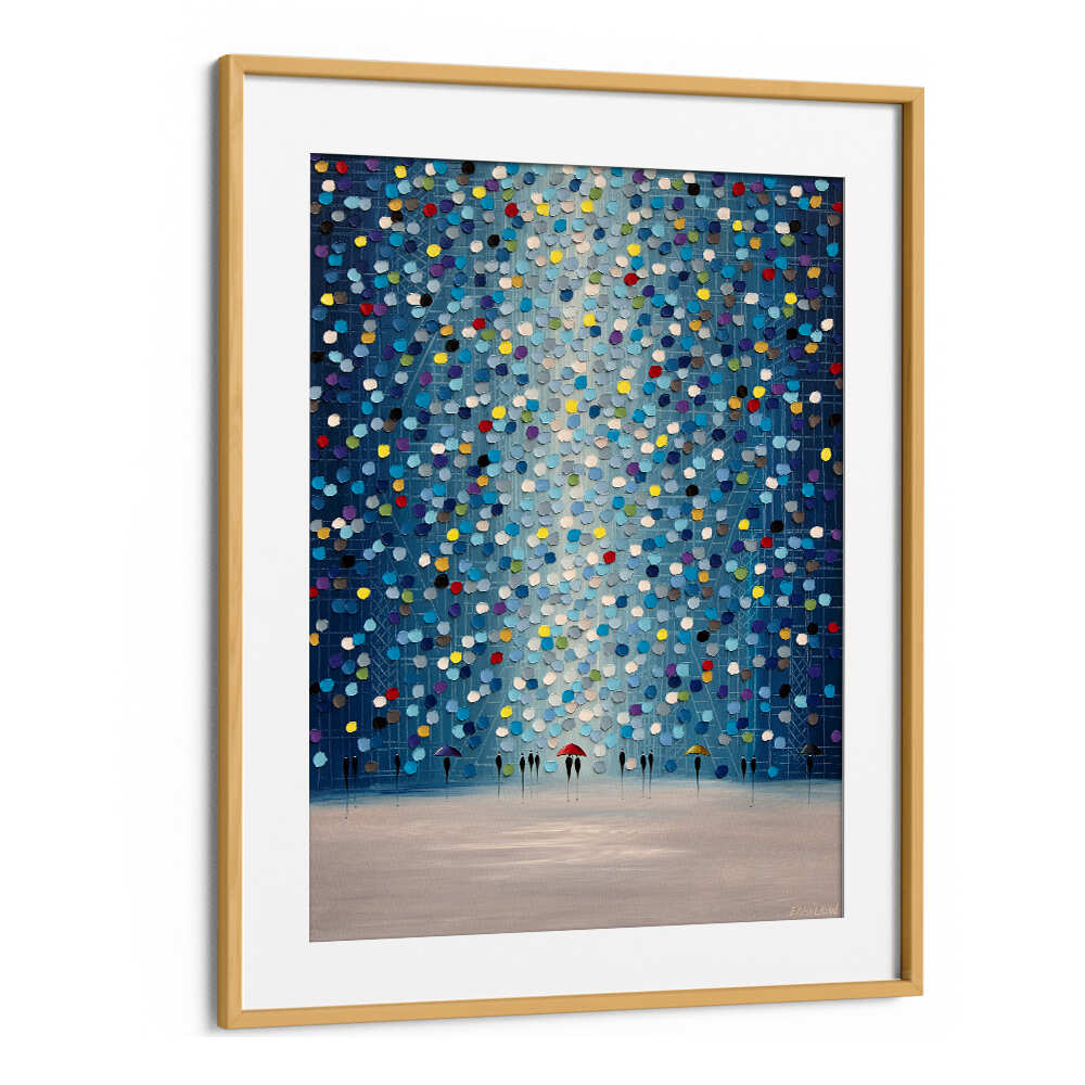 RAINDROP CONFETTI , MODERN IMPRESSIONISM PAINTINGS