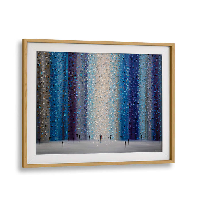 RAINY CITY FOR US , MODERN IMPRESSIONISM PAINTINGS