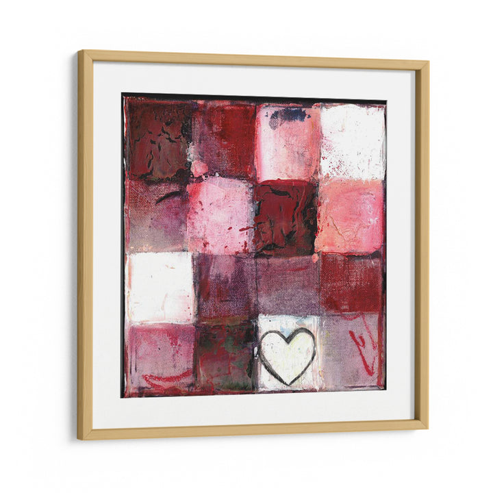 RED CHECKERED HEART