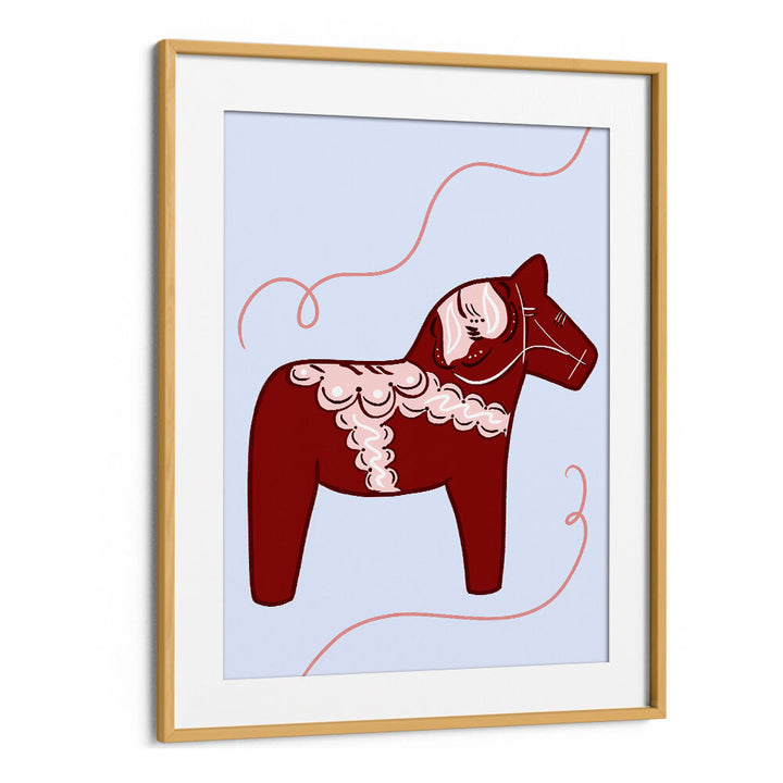 RED HORSE WHIMSY , KIDS ROOM PAINTINGS