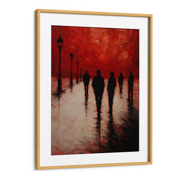 RED LAKE OF ECHOES , EXPRESSIONISM PAINTINGS