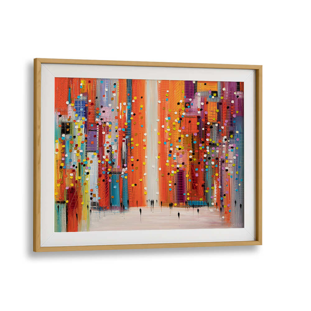 RED SKY AT MORNING , MODERN IMPRESSIONISM PAINTINGS