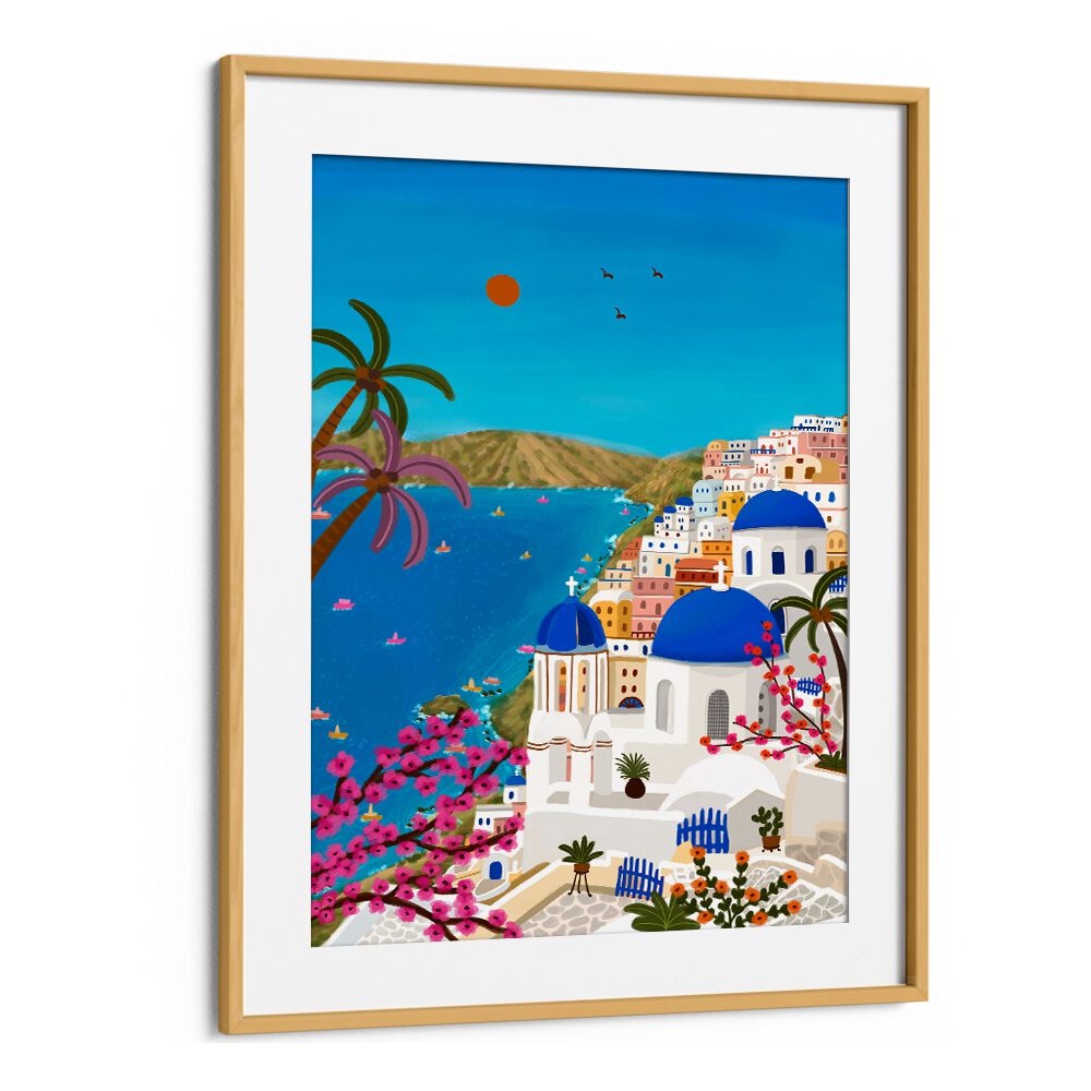 SANTORINI DREAMS , TRAVEL POSTERS