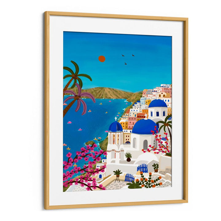 SANTORINI DREAMS , TRAVEL POSTERS