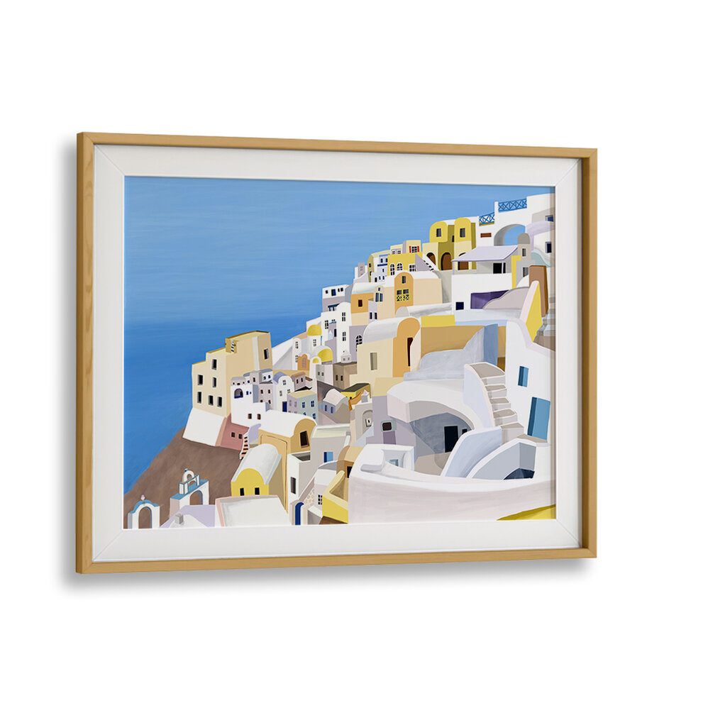SANTORINI, GREECE CLIFF , TRAVEL POSTERS