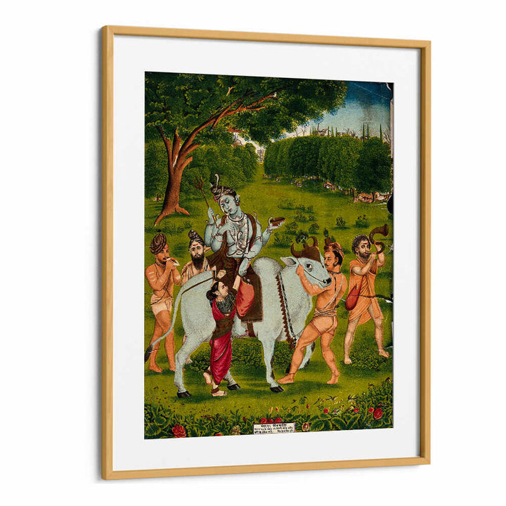 SHIVA MOUNTED ON NANDI