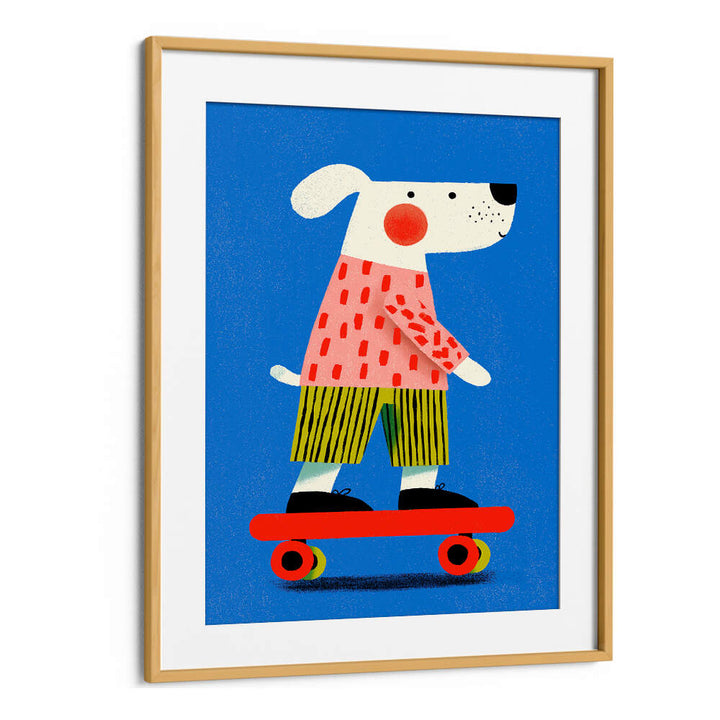 SKATING DOG , KIDS ROOM PAINTINGS
