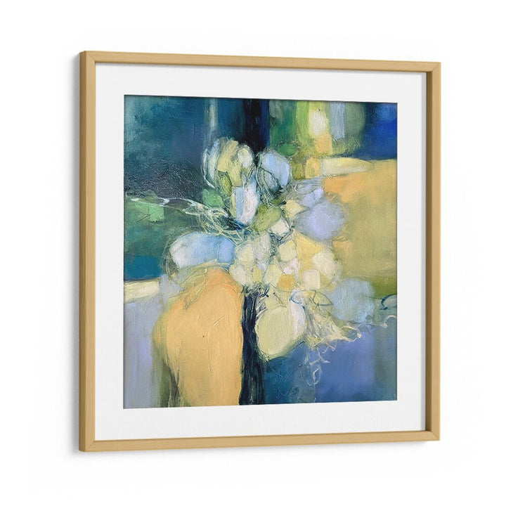 Colorful SNAPDRAGON, ABSTRACT PAINTINGS in a stylish frame, perfect for enhancing any modern decor.
