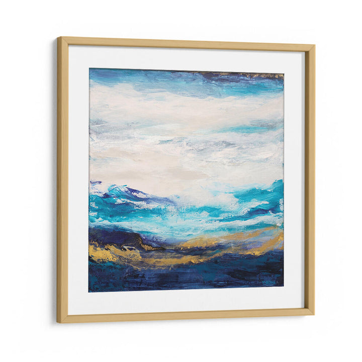 SOFT BLUE AND GOLDEN TONES